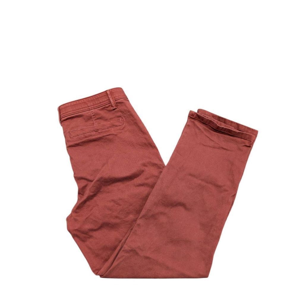Democracy Jeans Brick Red Ab Solution Cargo Zip Denim Women's 12